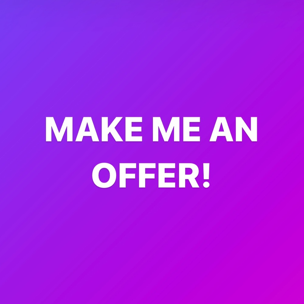 Open to reasonable offers!